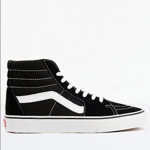 Vans Hi Top Sk8 Black White Skate Shoes New